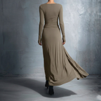 Vittoria - Abito maxi con nodo laterale