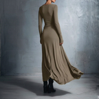 Vittoria - Abito maxi con nodo laterale