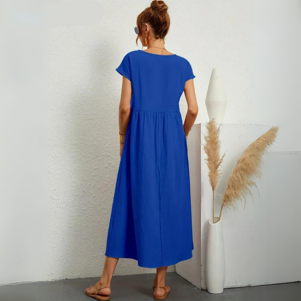 Isla | Abito midi casual in cotone