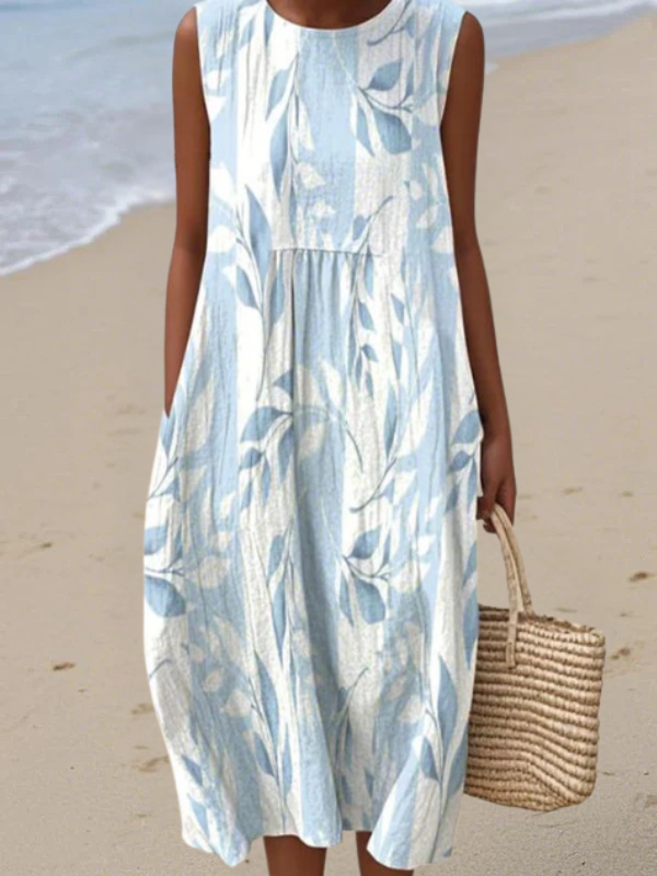 Joy | Vestito Midi Foglioso