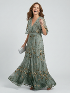 Selora | Abito Maxi Fluido con Scollo Halter