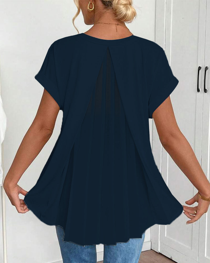 Estella | T-shirt patchwork casual