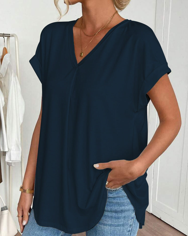 Estella | T-shirt patchwork casual