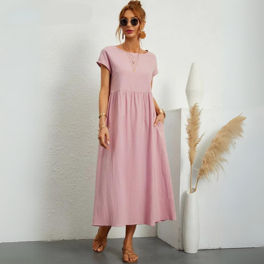 Isla | Abito midi casual in cotone