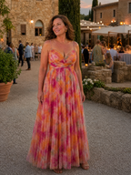Isel | Abito Maxi Soft Wrap