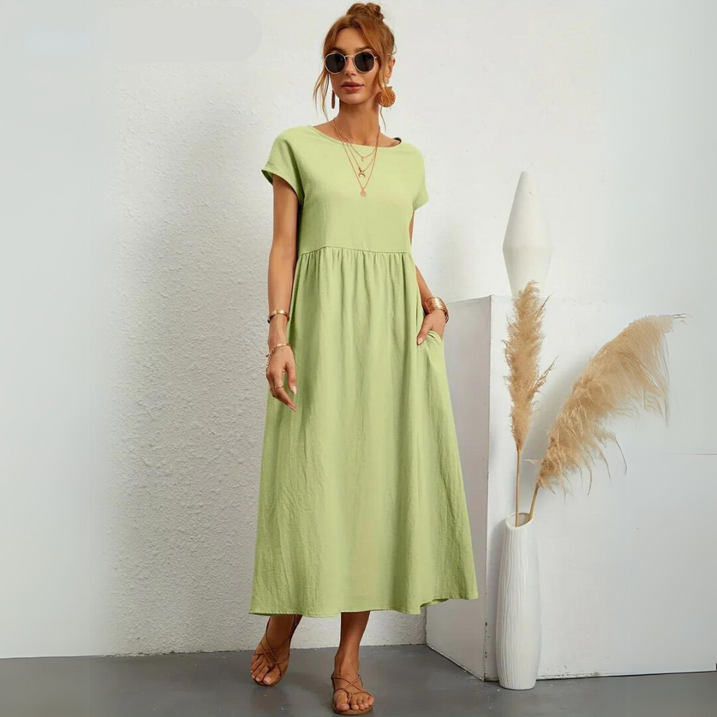 Isla | Abito midi casual in cotone