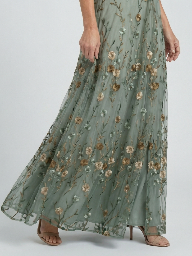Selora | Abito Maxi Fluido con Scollo Halter