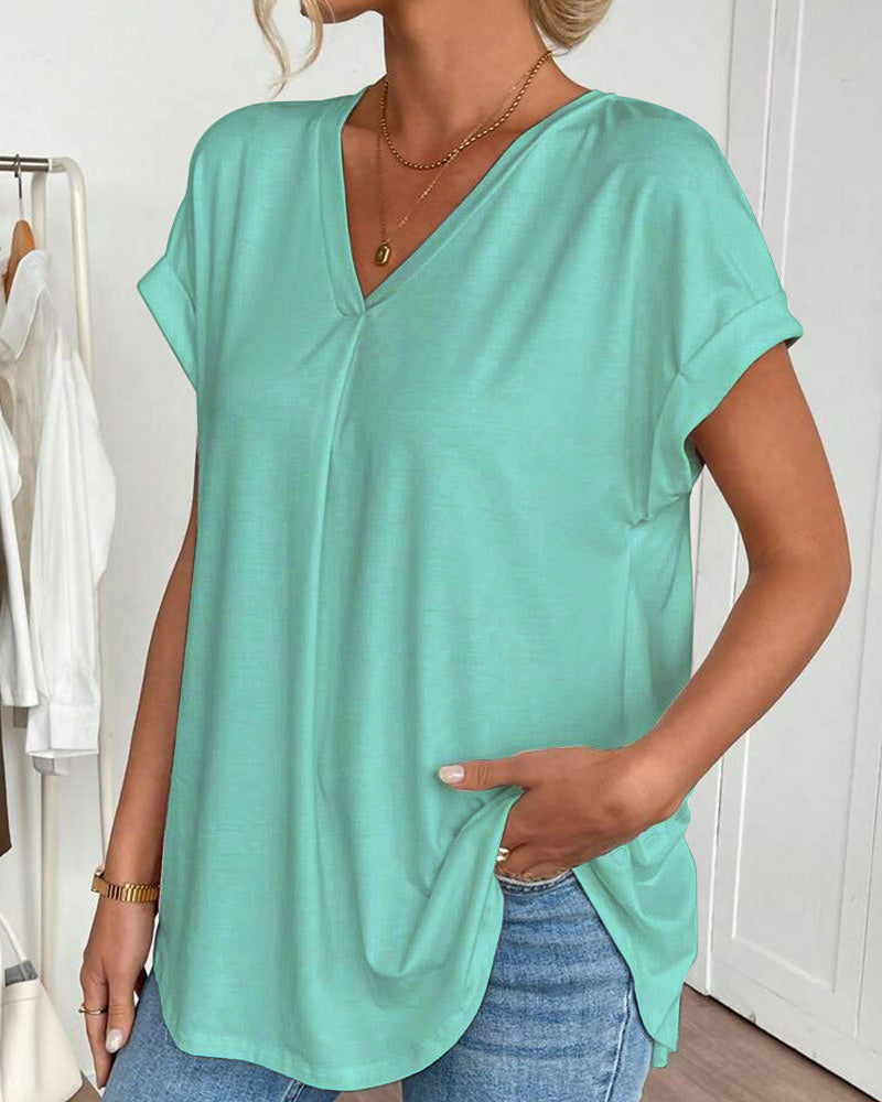 Estella | T-shirt patchwork casual