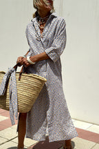 Anne | elegante abito camicia a righe