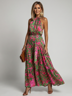 Rowen | Abito Midi con Collo All'Americana