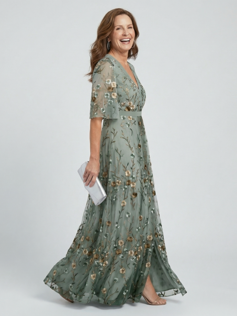 Selora | Abito Maxi Fluido con Scollo Halter