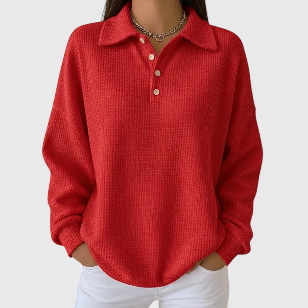 Mara | Maglia Morbida con Colletto