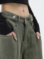 Jeans a vita larga