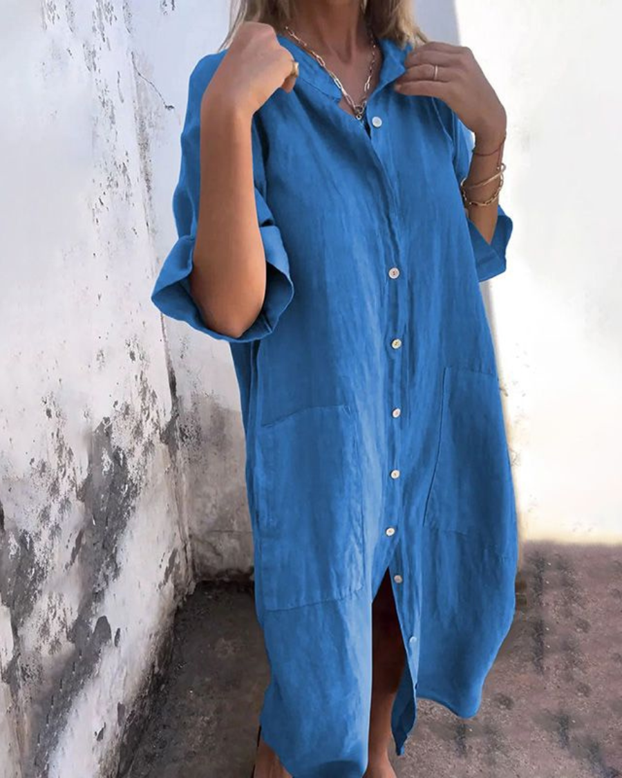 Melanie | Abito camicia casual stile Ibiza