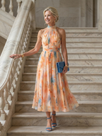 Elin | Abito Midi con Scollo Halter