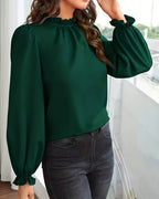 Viola | Blusa Elegante con Maniche a Sbuffo