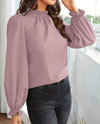 Viola | Blusa Elegante con Maniche a Sbuffo