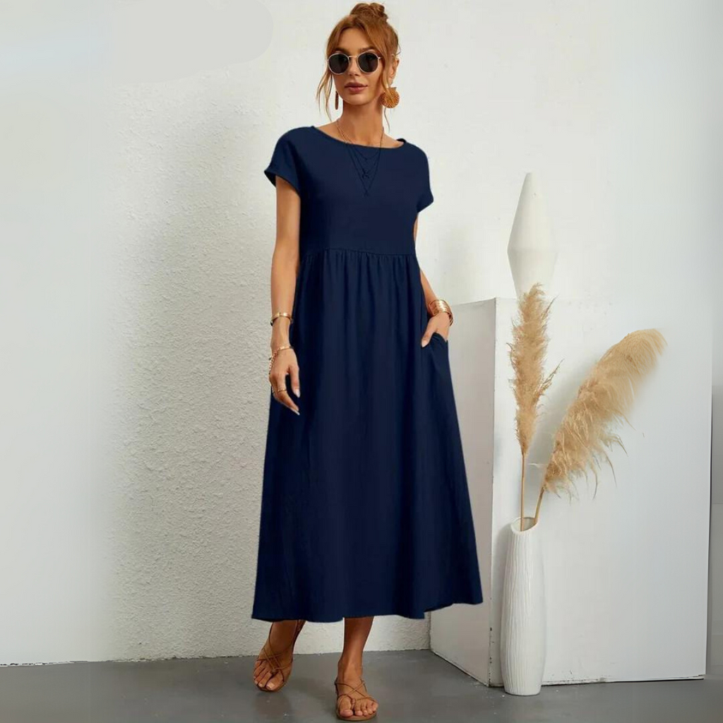 Isla | Abito midi casual in cotone