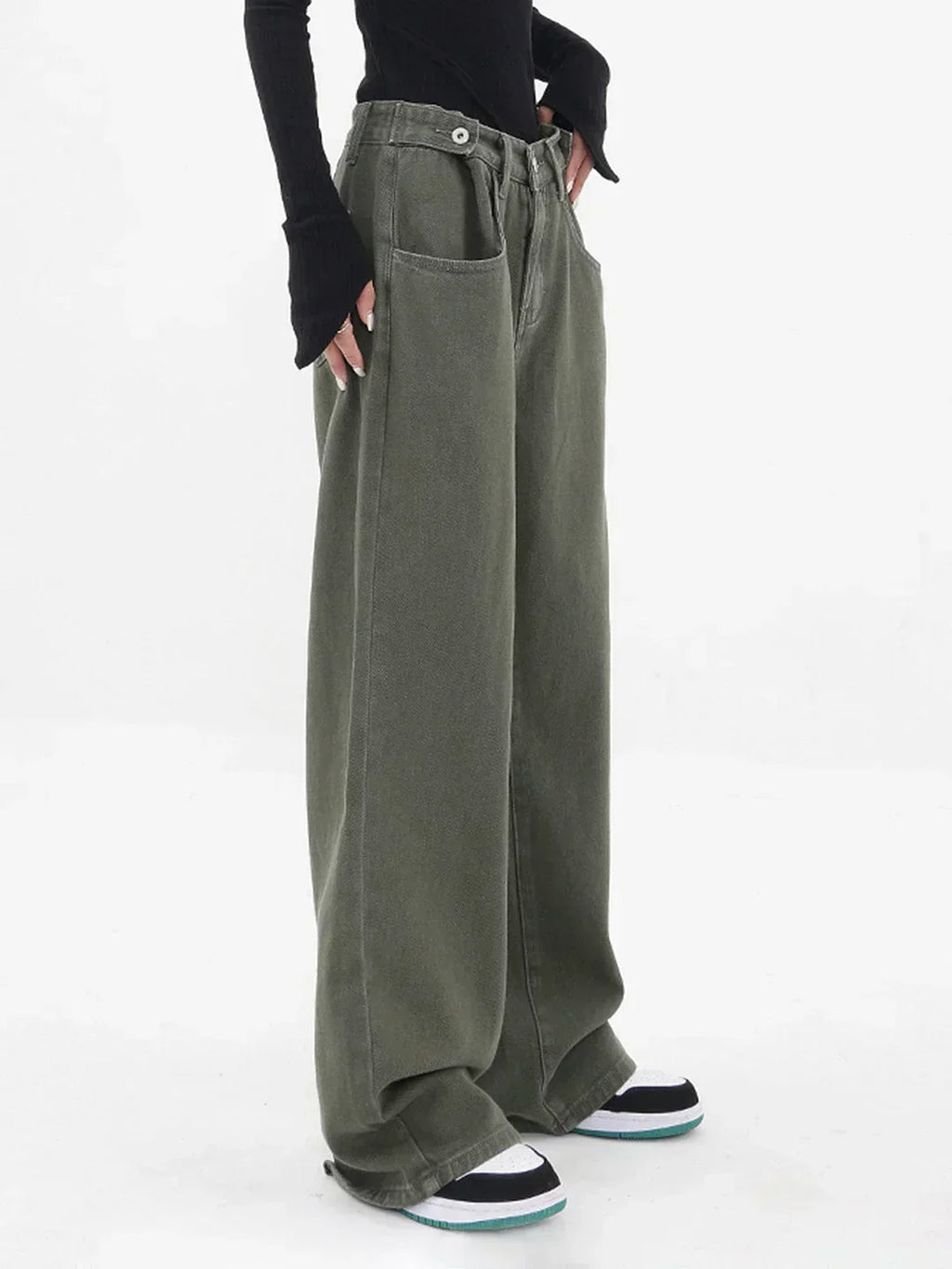 Jeans a vita larga