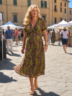 Virel | Abito Midi Floreale Relaxato