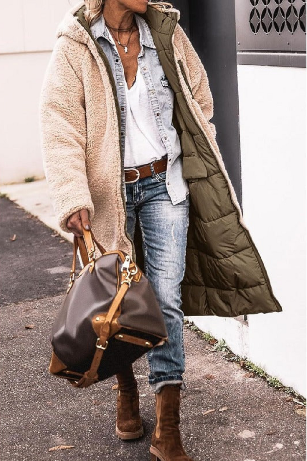 Anny | Mantello reversibile elegante