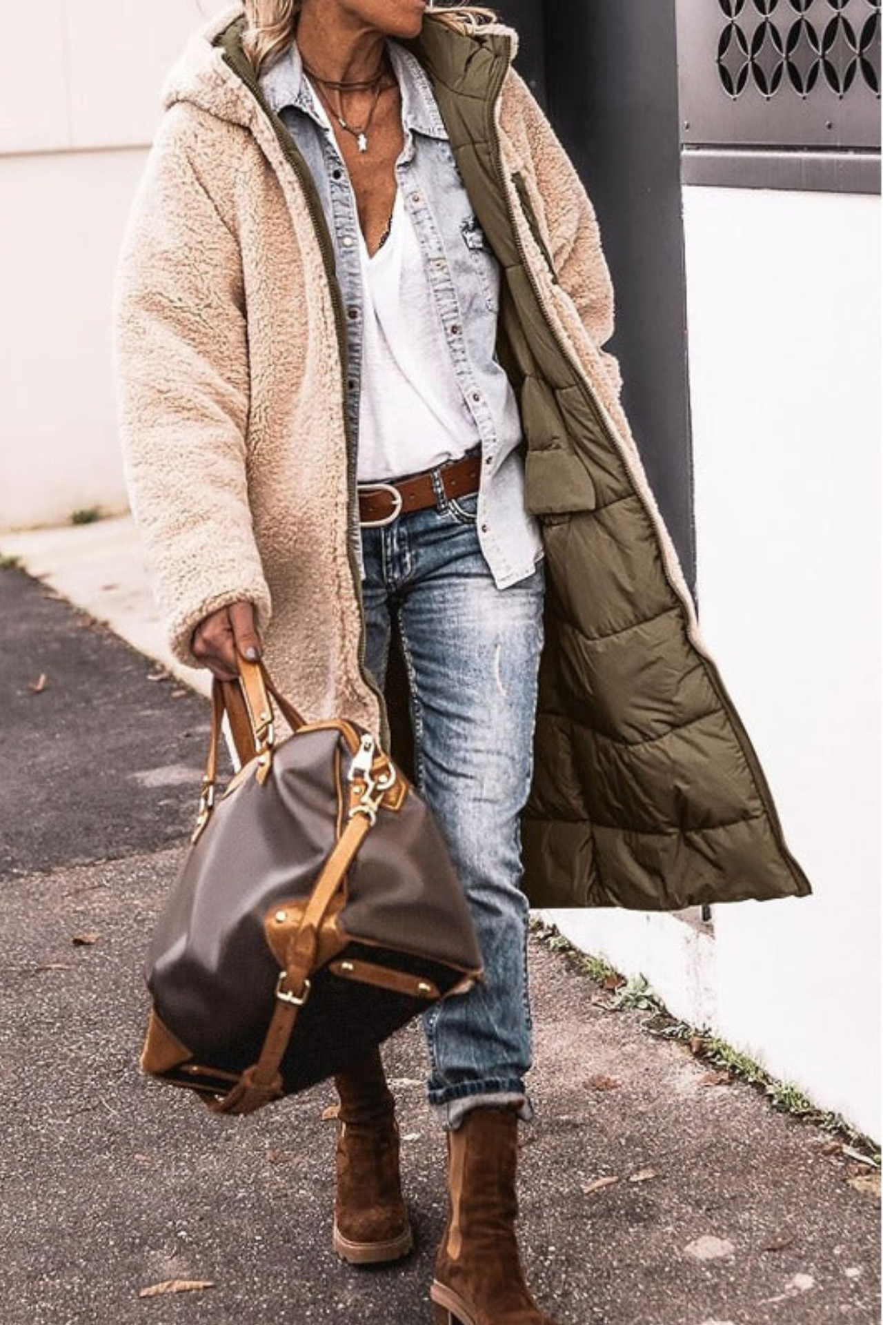Anny | Mantello reversibile elegante
