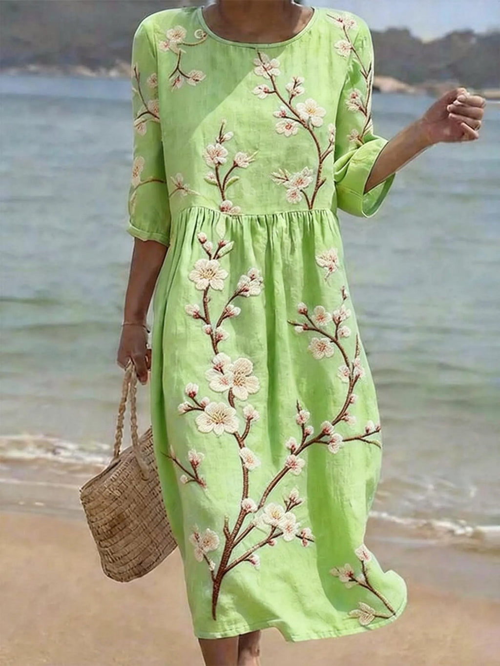 Caroline | Abito Casual a Maniche Elbow