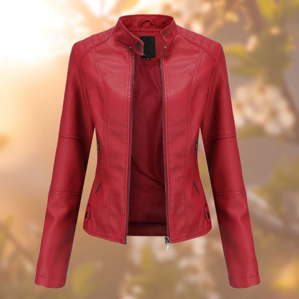 Amora | Giacca in pelle elegante
