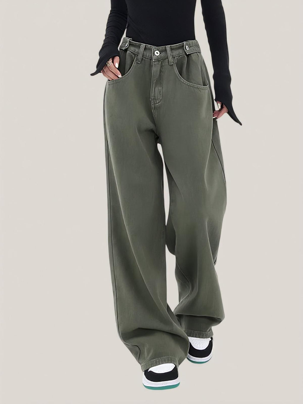 Jeans a vita larga
