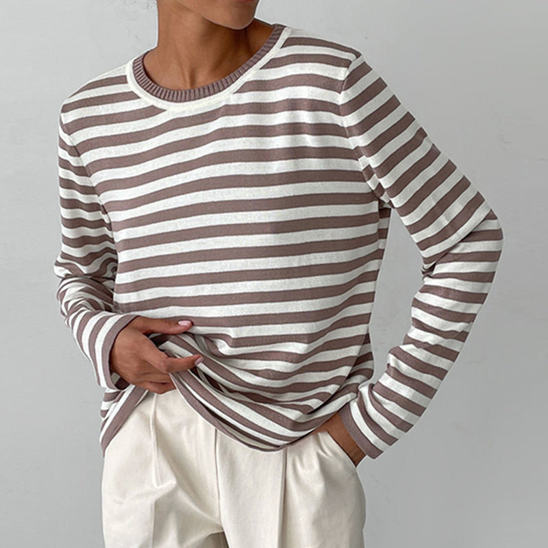 Nicole | Maglione rayé chic