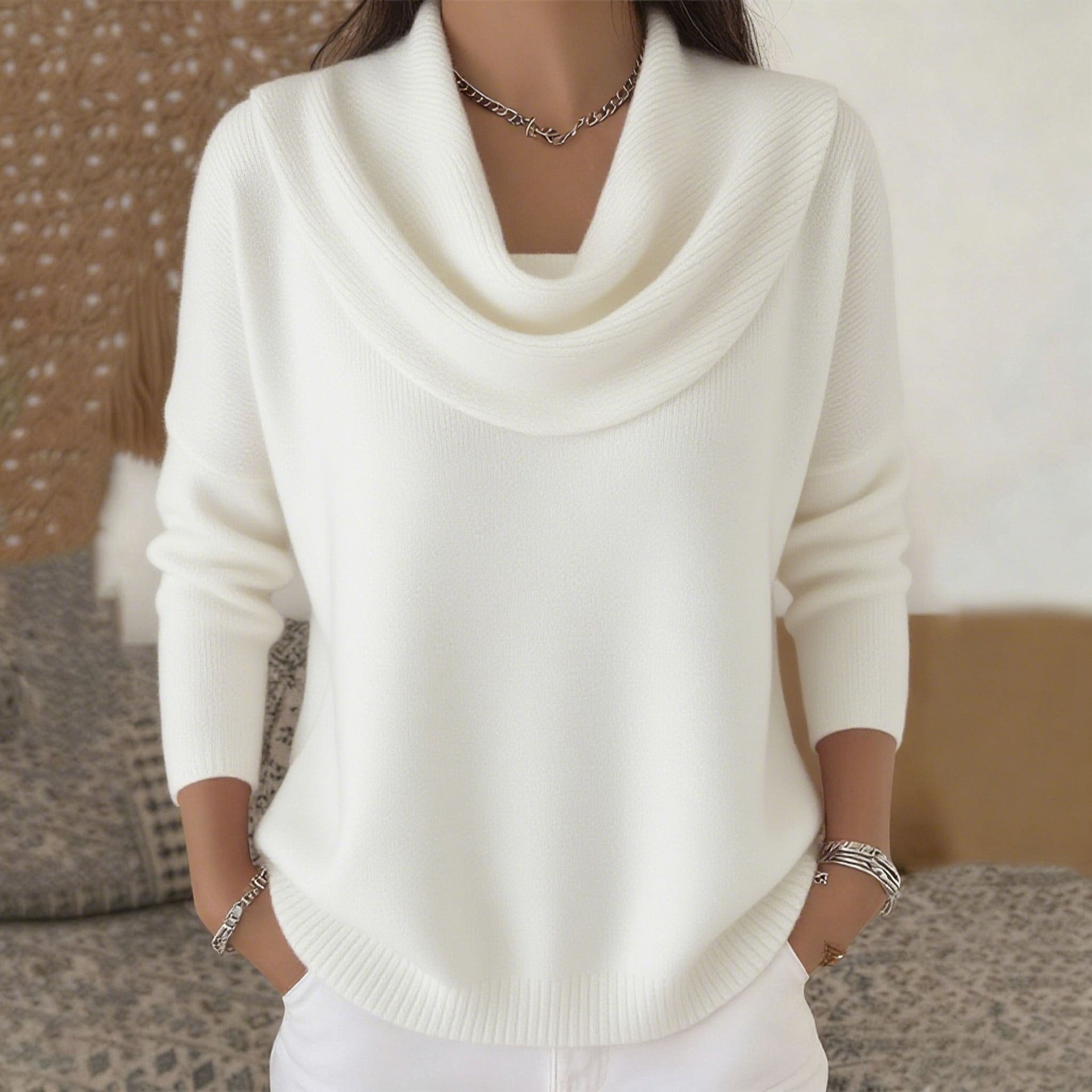 Roslyn | Maglione Elegante con Collo Morbido