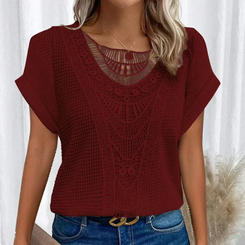 Karin | Blusa elegante in pizzo