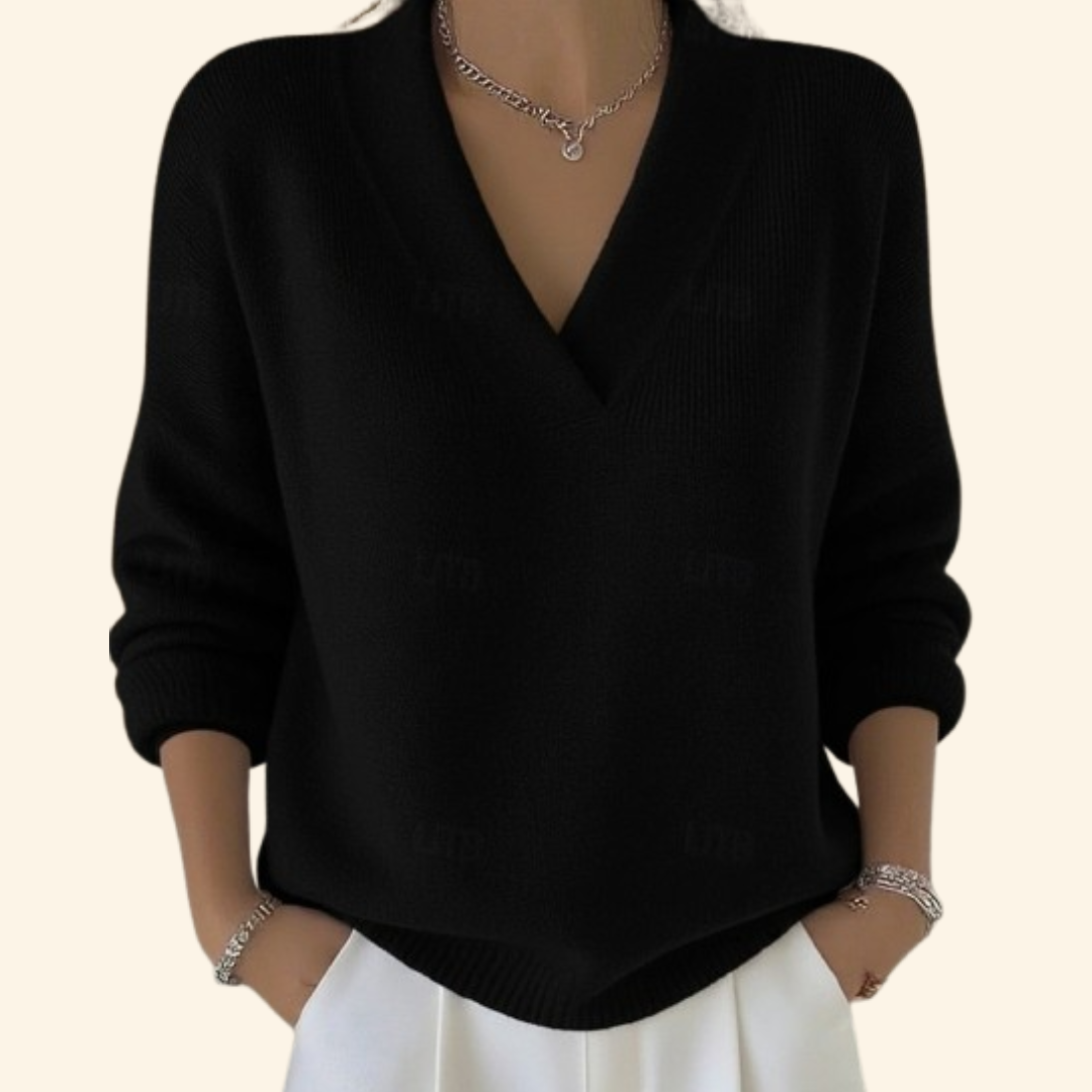 Noor | Maglia Morbida con Scollo a V