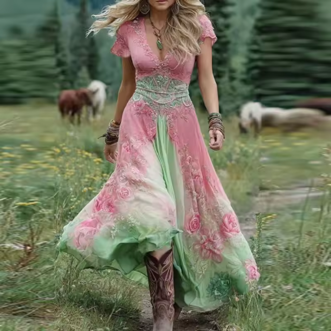 AMELIE™|ABITO FLOREALE SCORREVOLE