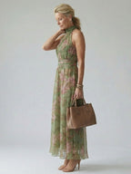 Mirelle | Abito Midi con Scollo All'Americana