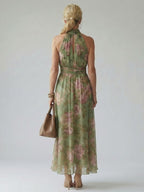 Mirelle | Abito Midi con Scollo All'Americana