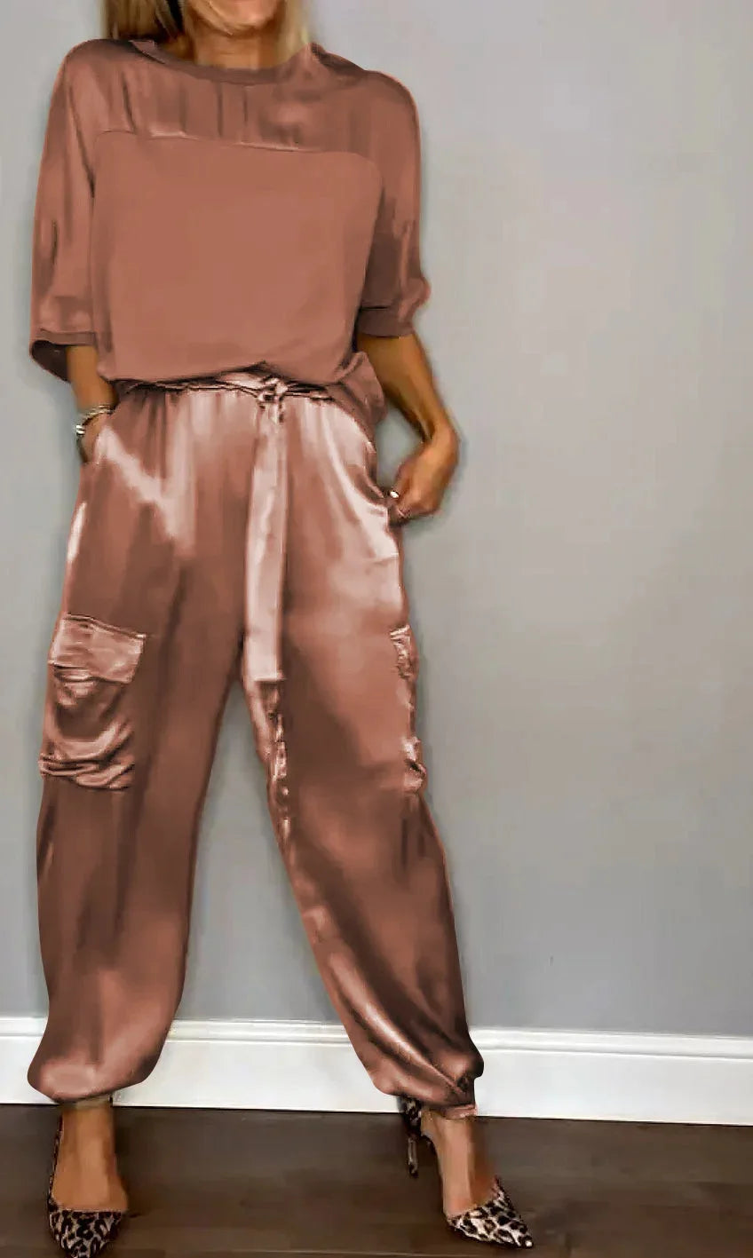 Evelina | eleganza satinata casual