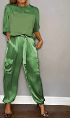 Evelina | eleganza satinata casual