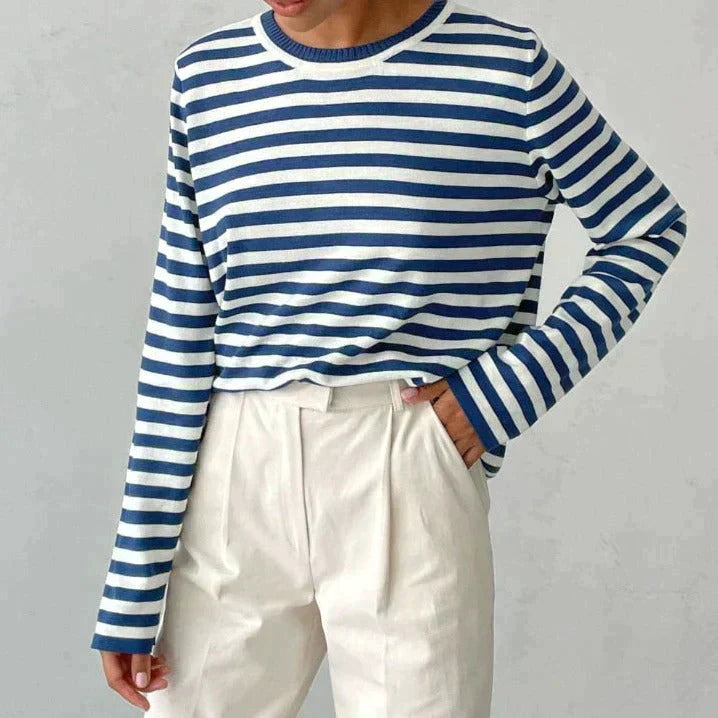 Nicole | Maglione rayé chic