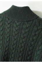 Carla | Maglione in Maglia Intrecciata con Bottoni