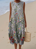 Cara | Abito Midi Wildflower