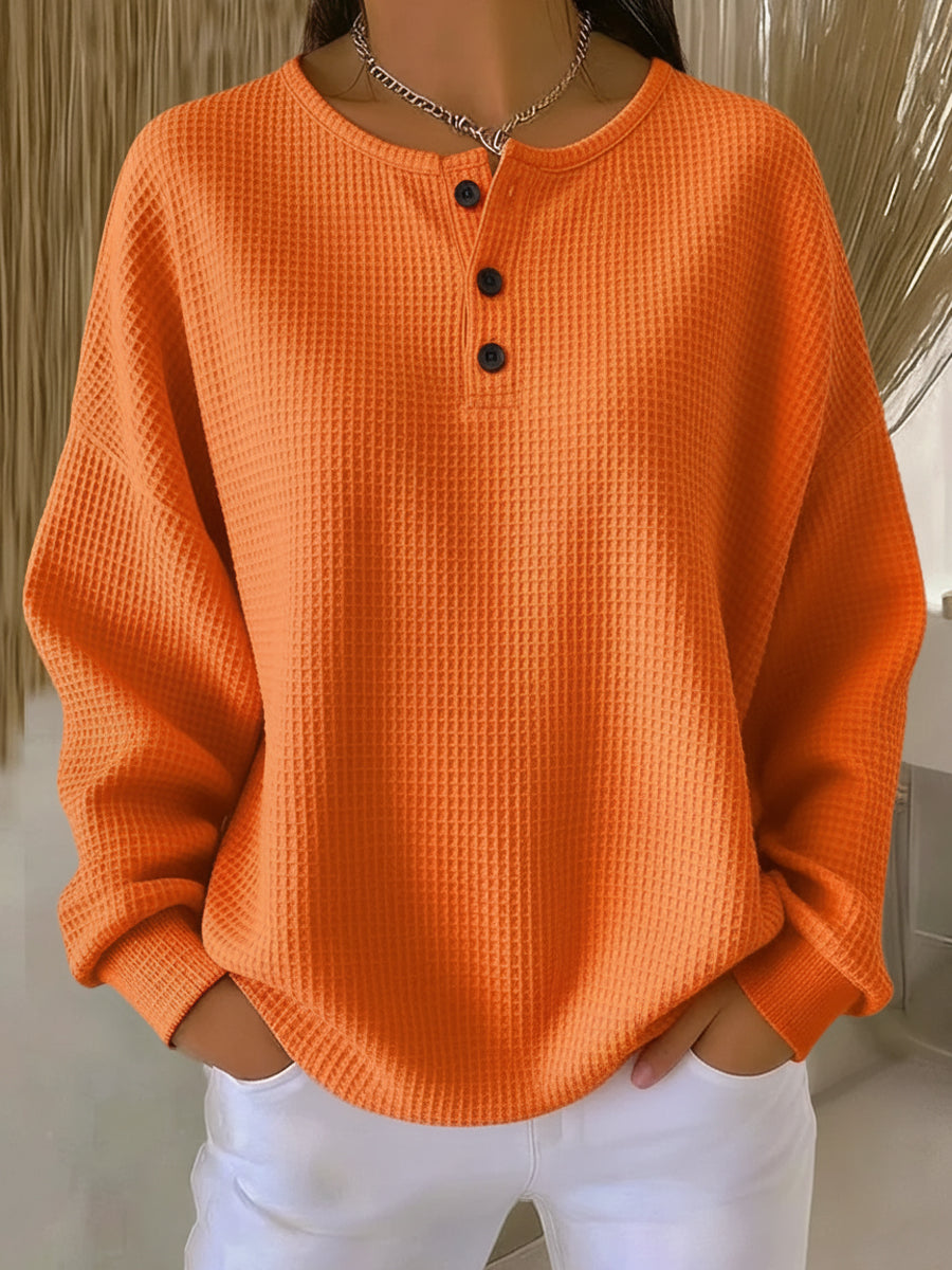 Anne | Maglia Morbida con Colletto e Bottoni