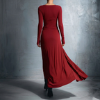 Vittoria - Abito maxi con nodo laterale