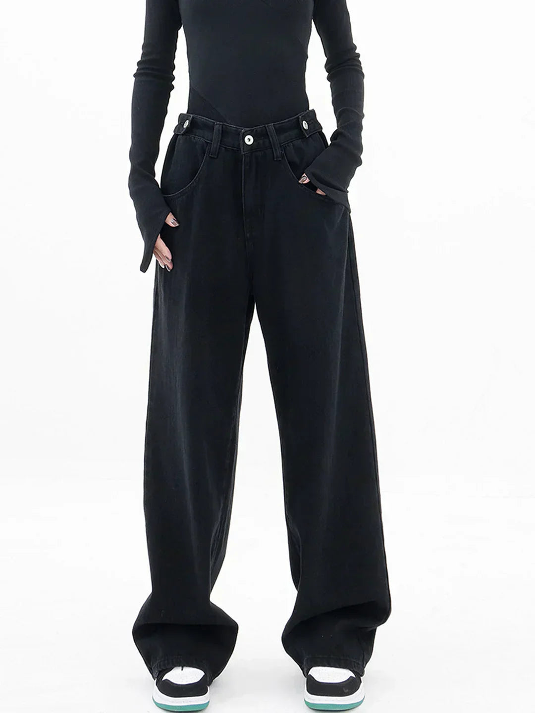 Jeans a vita larga