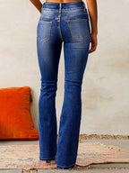 Marylène | Jeans a Zampa a Vita Alta