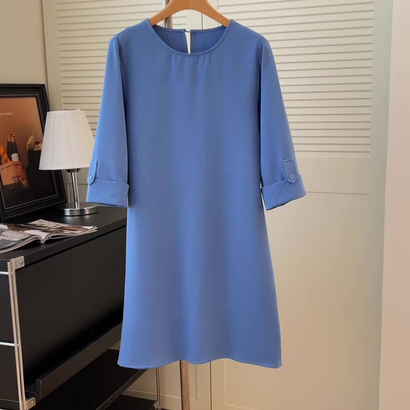 Emilia | Abito Morbido con Scollo Tondo