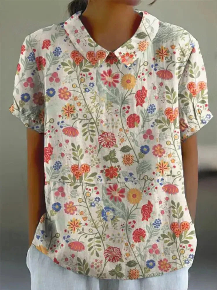 Sofia | Camicia floreale elegante