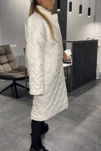 Anaïs | Cappotto Trapuntato con Fodera Leopardo