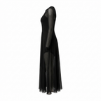 Neroa · Abito Maxi Loose-fit in Tulle Nero